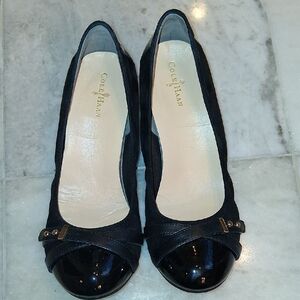 Cole Haan Monica Black Wedge PUMP  9.5C